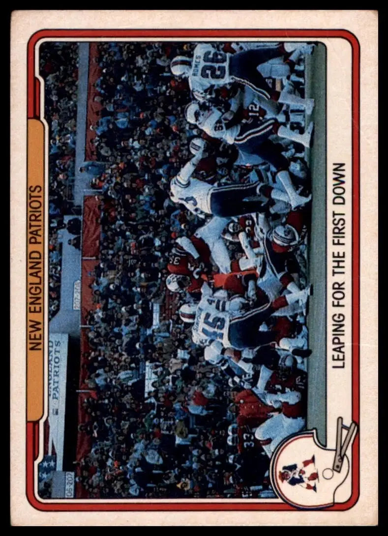 1982 Fleer Teams in Action - New England Patriots #31