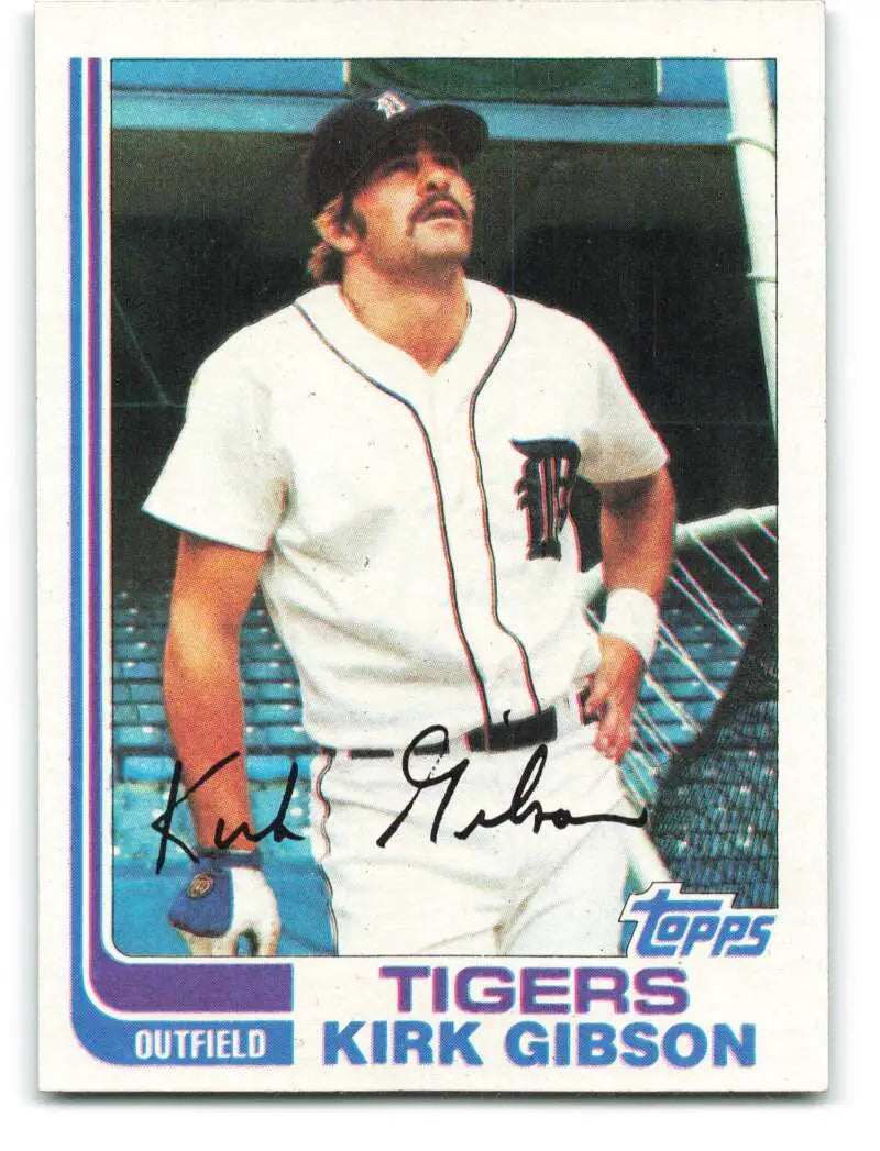 1982 Topps #105 Kirk Gibson EX Excellent Detroit Tigers Baseball Card - Baseball Card Single