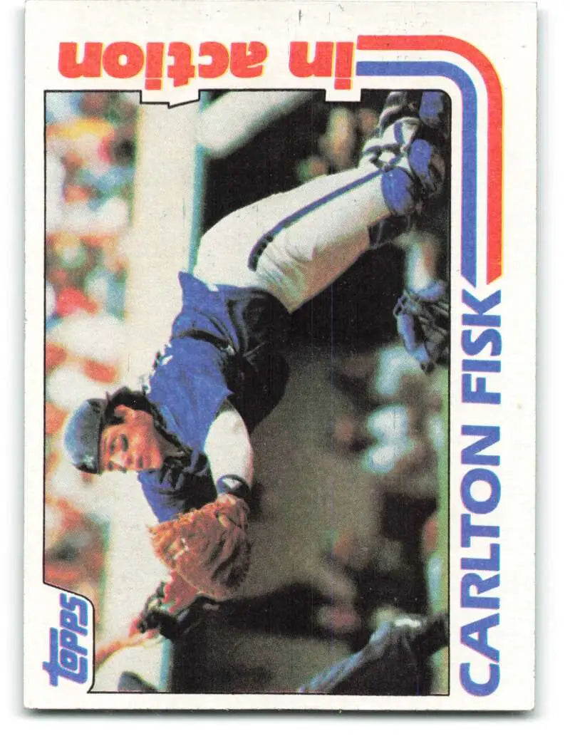 1982 Topps #111 Carlton Fisk EX Excellent Chicago White Sox Baseball Card - Baseball Card Single