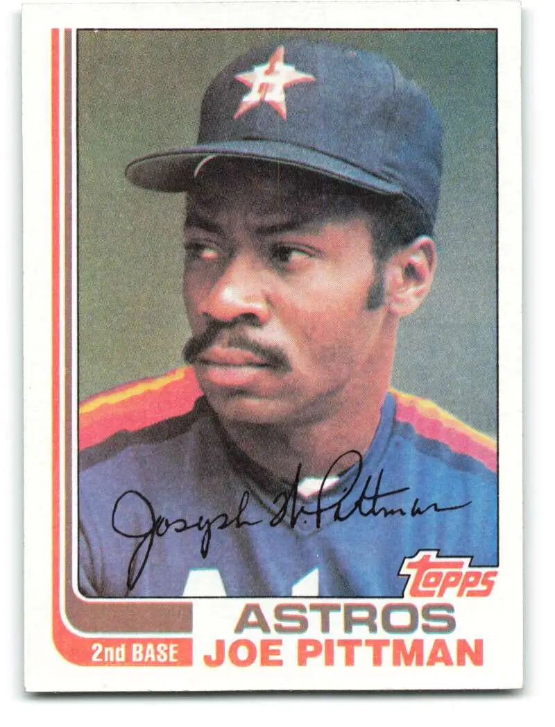 1982 Topps #119 Joe Pittman EX Excellent Houston Astros Baseball Card - Baseball Card Single