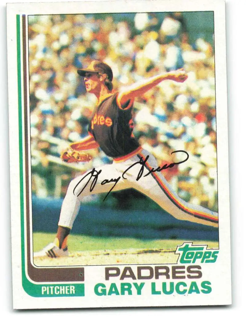 1982 Topps #120 Gary Lucas EX Excellent San Diego Padres Baseball Card - Baseball Card Single