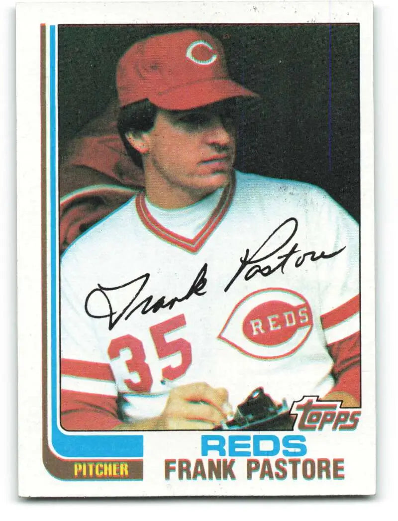 1982 Topps #128 Frank Pastore EX Excellent Cincinnati Reds Baseball Card - Baseball Card Single