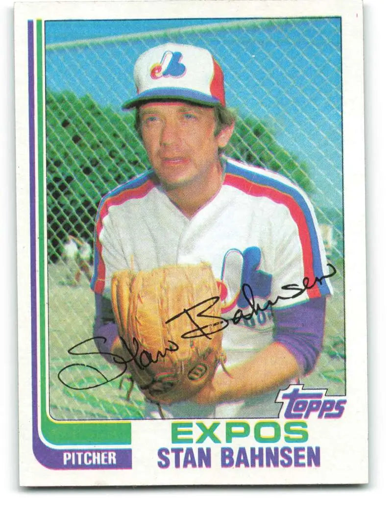 1982 Topps #131 Stan Bahnsen EX Excellent Montreal Expos Baseball Card - Baseball Card Single