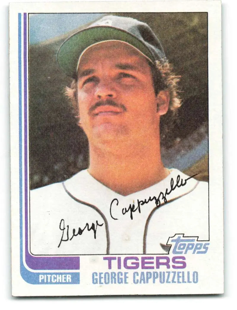 1982 Topps #137 George Cappuzzello EX Excellent RC Rookie Detroit Tigers Baseball Card - Baseball Card Single