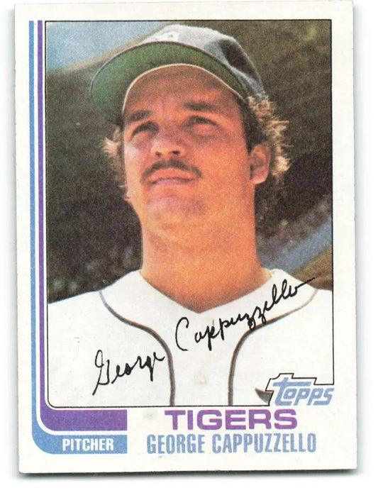 1982 Topps #137 George Cappuzzello EX Excellent RC Rookie Detroit Tigers Baseball Card - Baseball Card Single