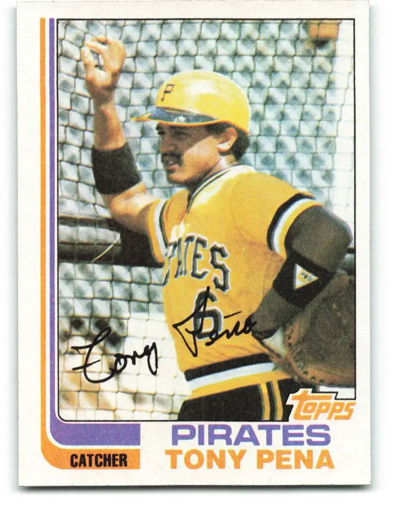 1982 Topps #138 Tony Pena EX Excellent Pittsburgh Pirates Baseball Card - Baseball Card Single