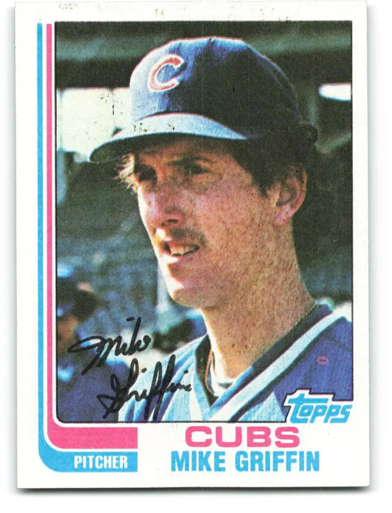 1982 Topps #146 Mike Griffin EX Excellent Chicago Cubs Baseball Card - Baseball Card Single