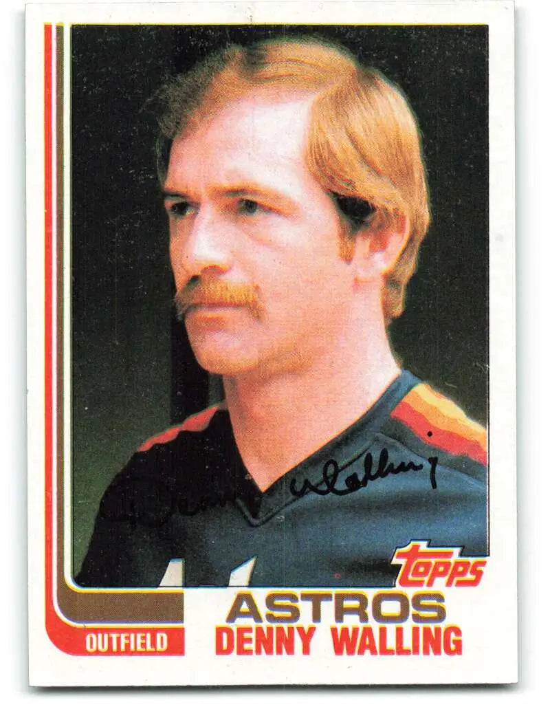 1982 Topps #147 Denny Walling EX Excellent Houston Astros Baseball Card - Baseball Card Single
