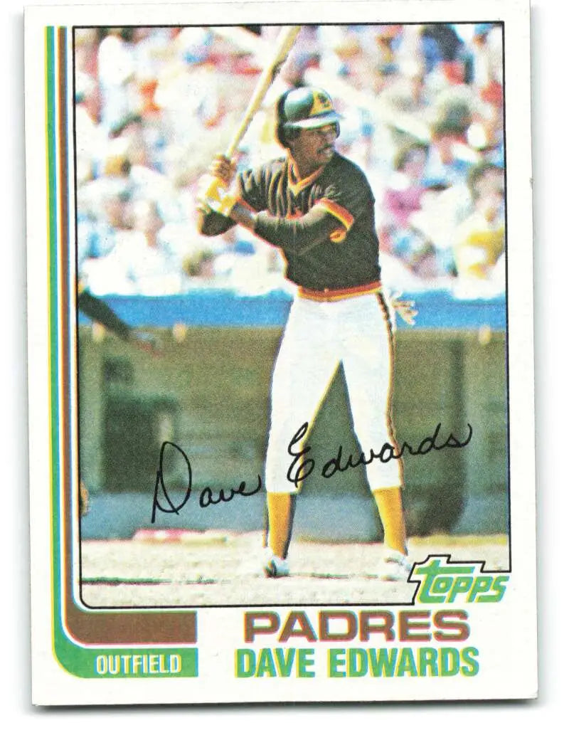 1982 Topps #151 Dave Edwards EX Excellent San Diego Padres Baseball Card - Baseball Card Single