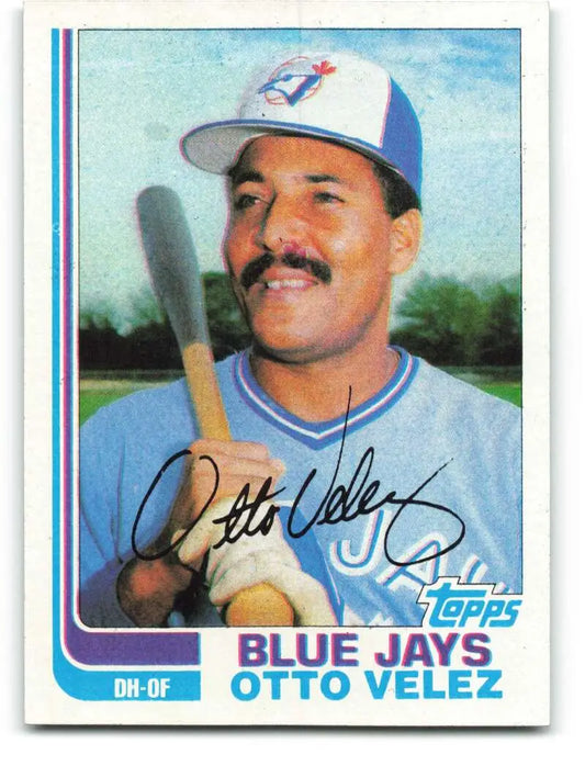 1982 Topps #155 Otto Velez EX Excellent Toronto Blue Jays Baseball Card - Baseball Card Single