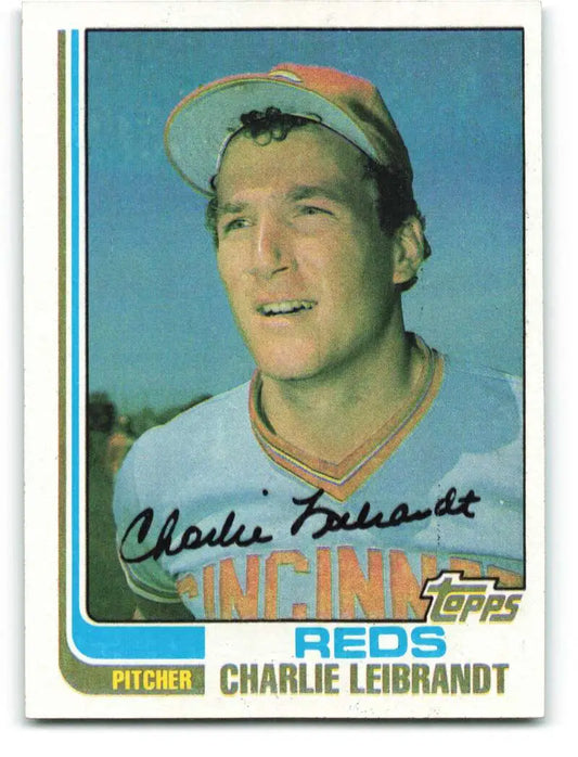 1982 Topps #169 Charlie Leibrandt EX Excellent Cincinnati Reds Baseball Card - Baseball Card Single