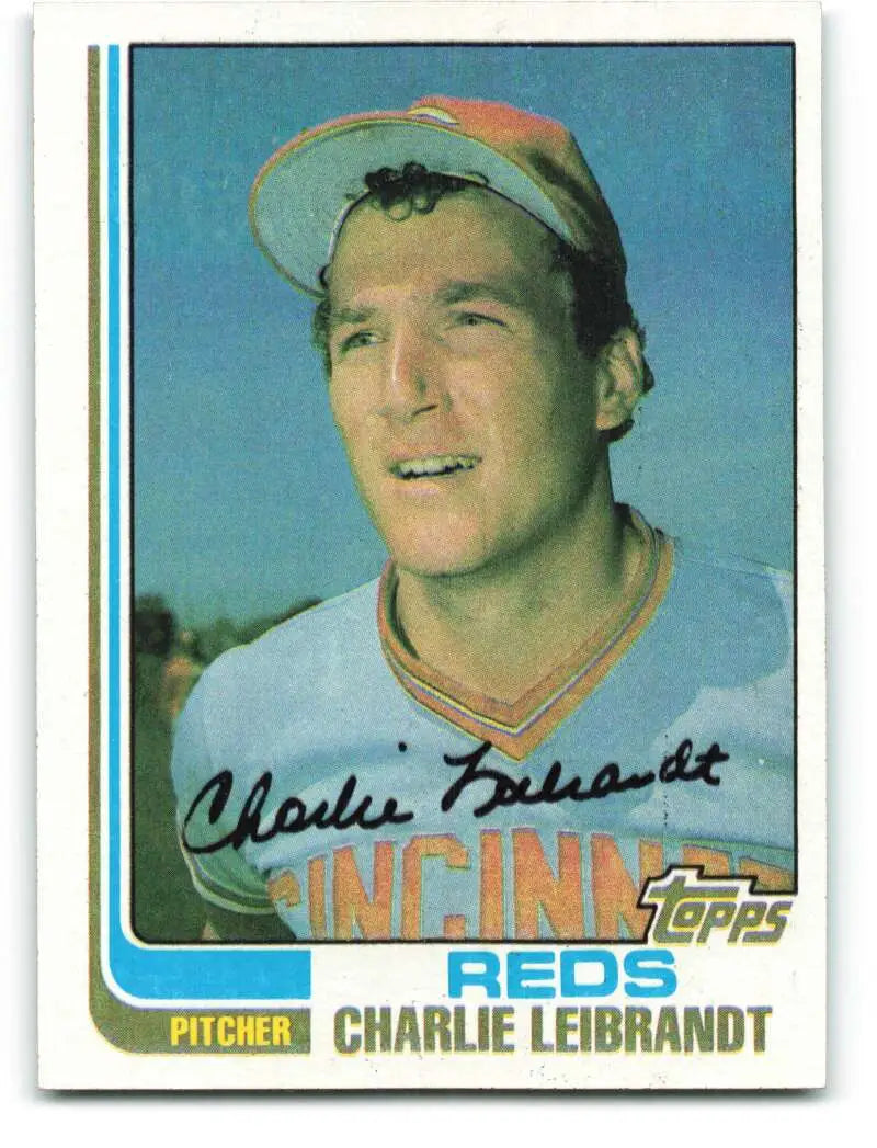 1982 Topps #169 Charlie Leibrandt EX Excellent Cincinnati Reds Baseball Card - Baseball Card Single