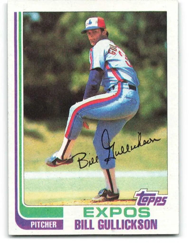 1982 Topps #172 Bill Gullickson EX Excellent Montreal Expos Baseball Card - Baseball Card Single