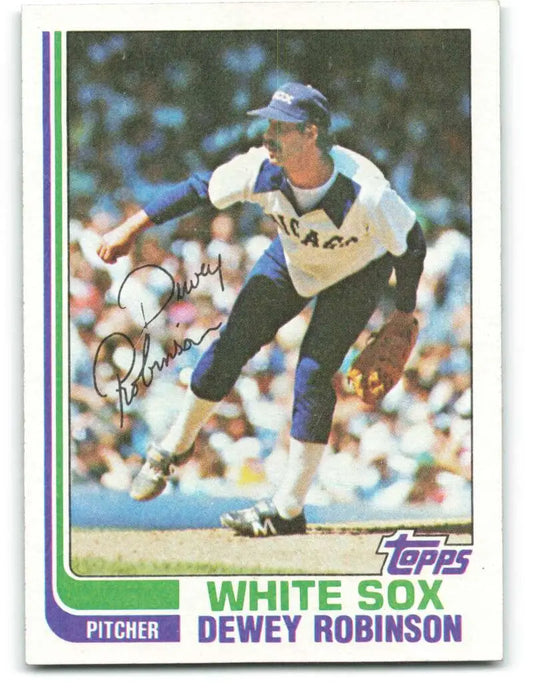 1982 Topps #176 Dewey Robinson EX Excellent Chicago White Sox Baseball Card - Baseball Card Single