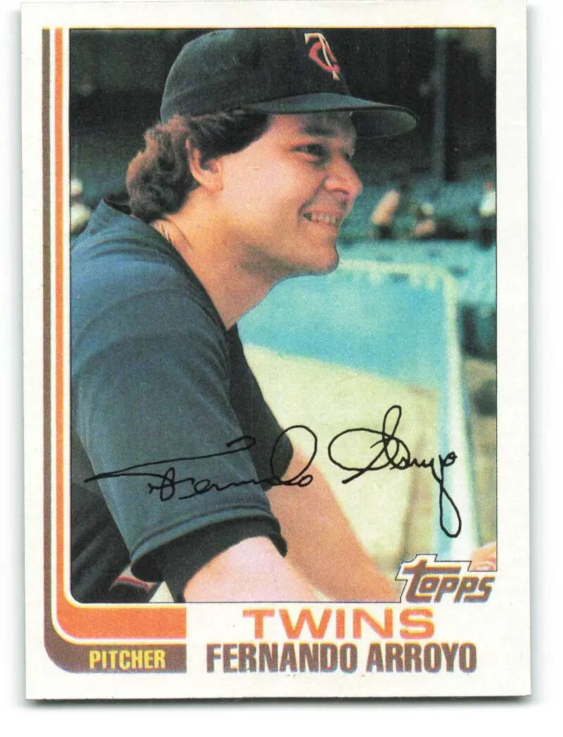1982 Topps #18 Fernando Arroyo EX Excellent Minnesota Twins Baseball Card - Baseball Card Single