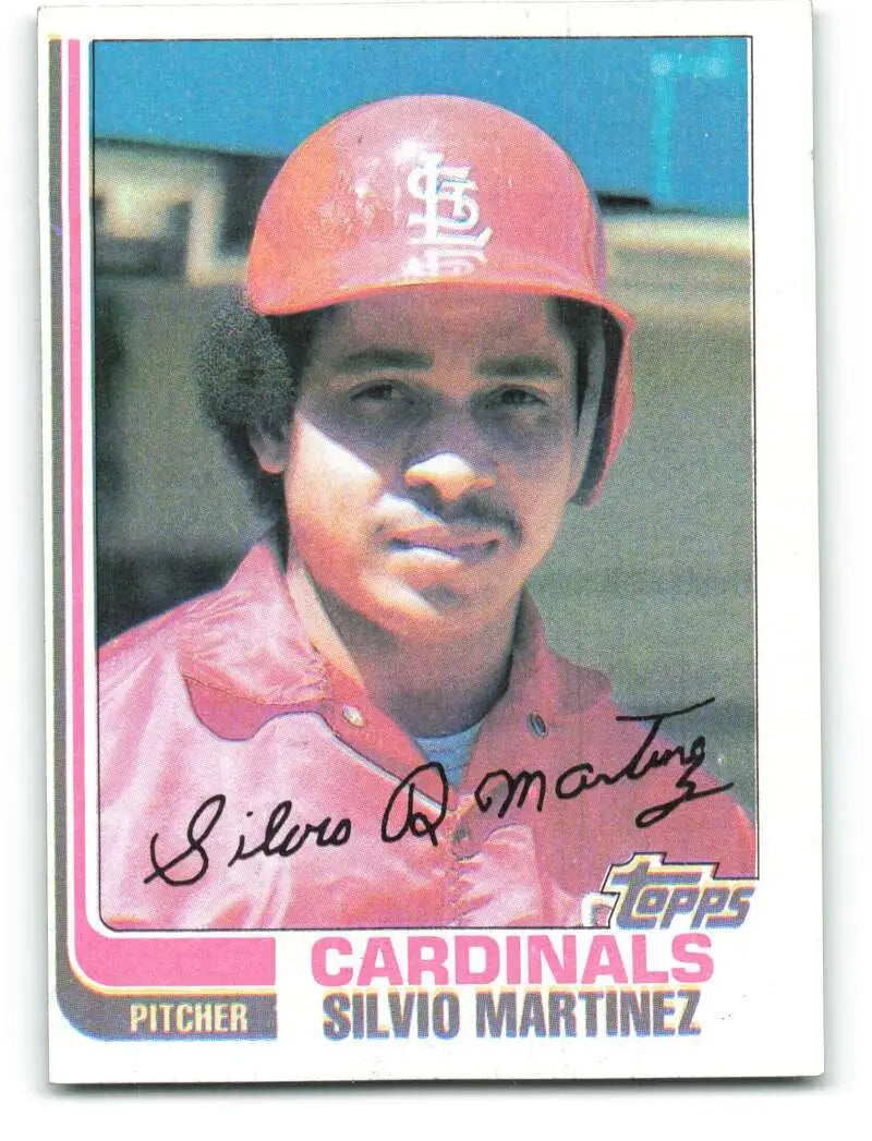 1982 Topps #181 Silvio Martinez EX Excellent St. Louis Cardinals Baseball Card - Baseball Card Single