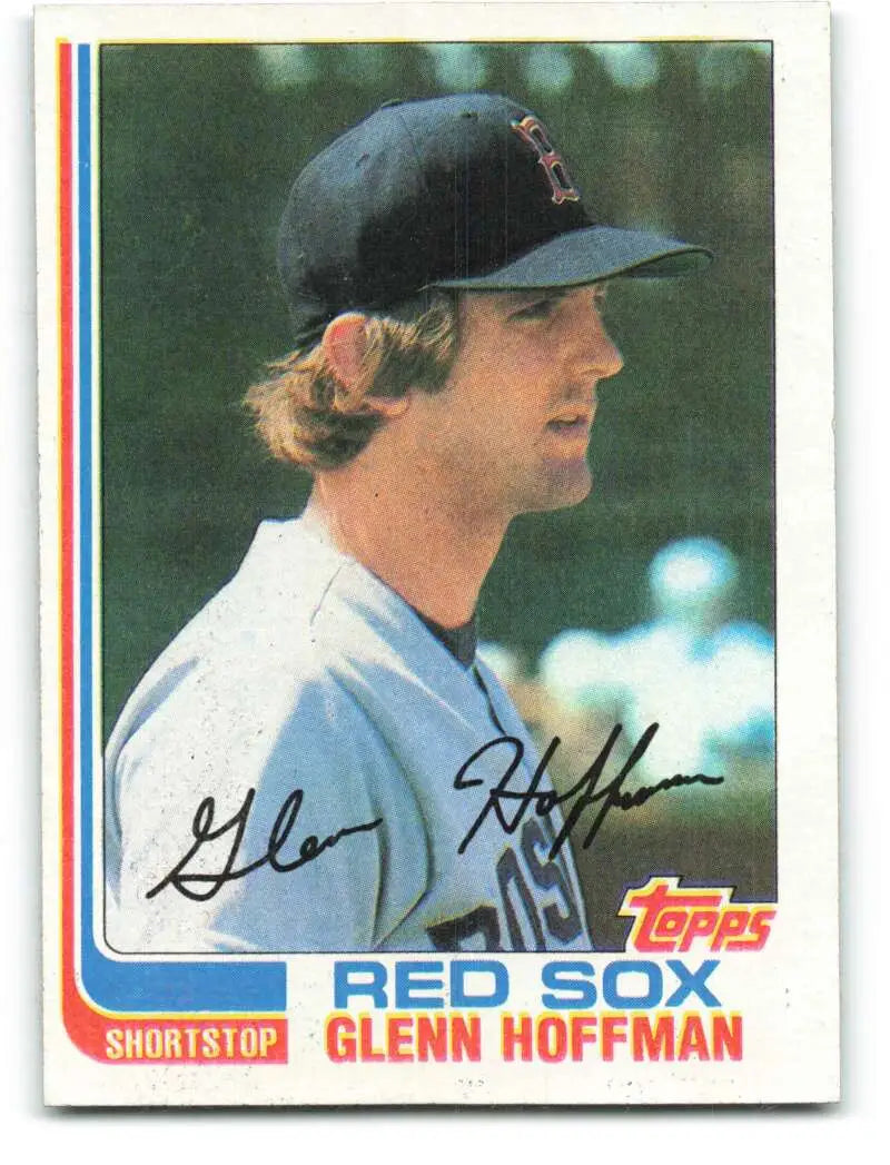 1982 Topps #189 Glenn Hoffman EX Excellent Boston Red Sox Baseball Card - Baseball Card Single