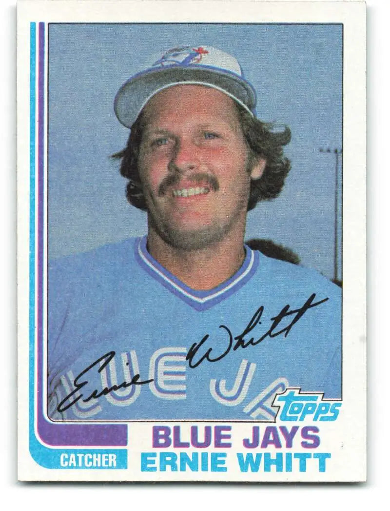 1982 Topps #19 Ernie Whitt EX Excellent Toronto Blue Jays Baseball Card - Baseball Card Single