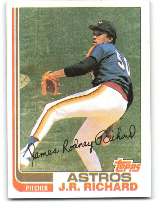 1982 Topps #190 J.R. Richard EX Excellent Houston Astros Baseball Card - Baseball Card Single