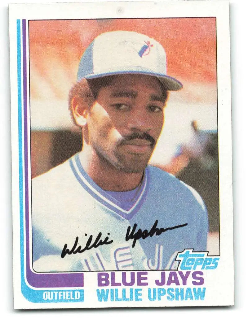 1982 Topps #196 Willie Upshaw EX Excellent Toronto Blue Jays Baseball Card - Baseball Card Single