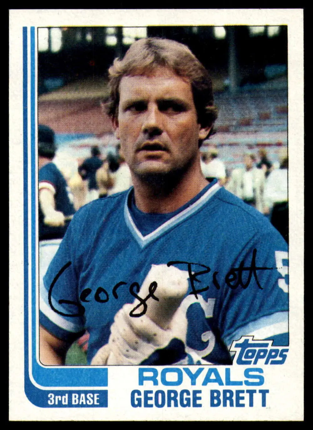 1982 Topps #200 George Brett EX Excellent Kansas City Royals Baseball Card - Baseball Card Single