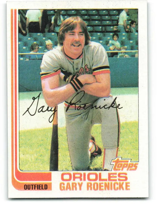 1982 Topps #204 Gary Roenicke EX Excellent Baltimore Orioles Baseball Card - Baseball Card Single