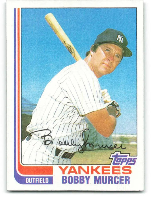 1982 Topps #208 Bobby Murcer EX Excellent New York Yankees Baseball Card - Baseball Card Single
