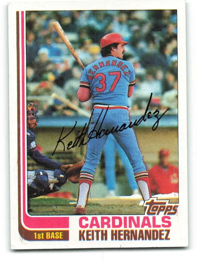 1982 Topps #210 Keith Hernandez EX Excellent St. Louis Cardinals Baseball Card - Baseball Card Single