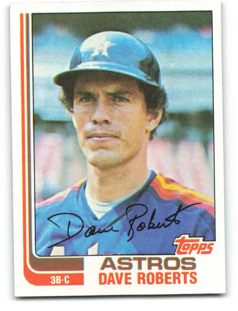 1982 Topps #218 Dave Roberts EX Excellent Houston Astros Baseball Card - Baseball Card Single