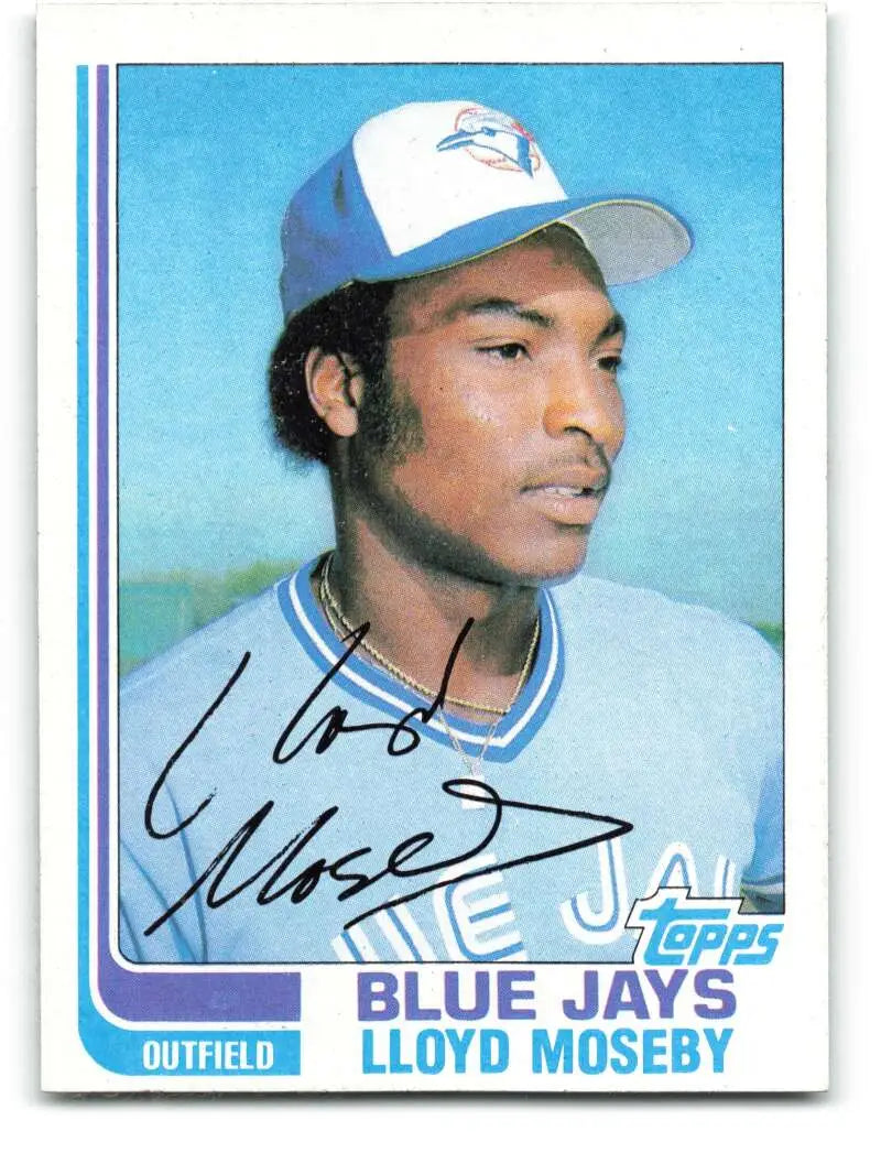 1982 Topps #223 Lloyd Moseby EX Excellent Toronto Blue Jays Baseball Card - Baseball Card Single