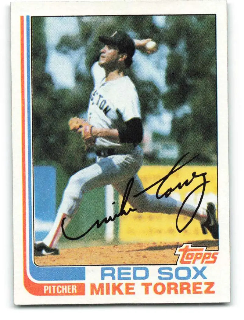 1982 Topps #225 Mike Torrez EX Excellent Boston Red Sox Baseball Card - Baseball Card Single