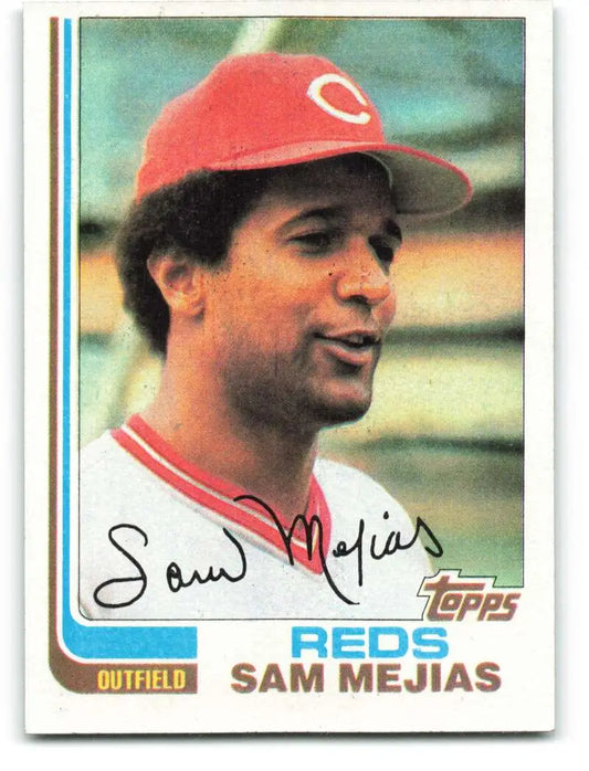 1982 Topps #228 Sam Mejias EX Excellent Cincinnati Reds Baseball Card - Baseball Card Single