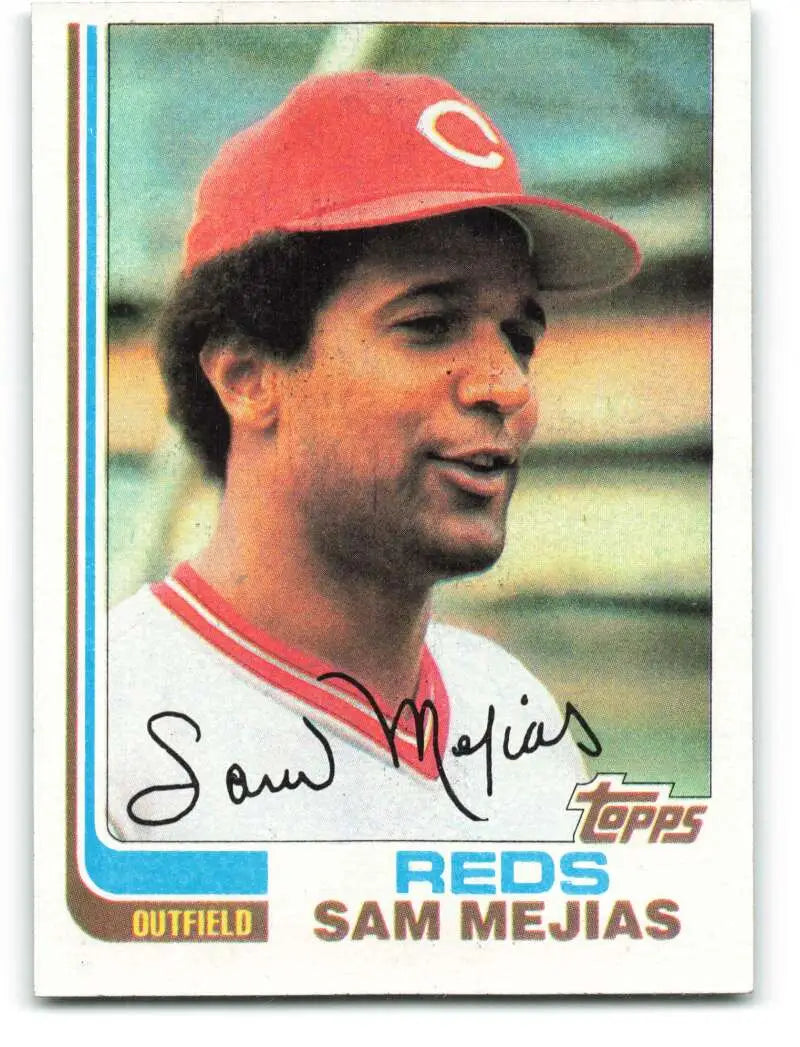 1982 Topps #228 Sam Mejias EX Excellent Cincinnati Reds Baseball Card - Baseball Card Single