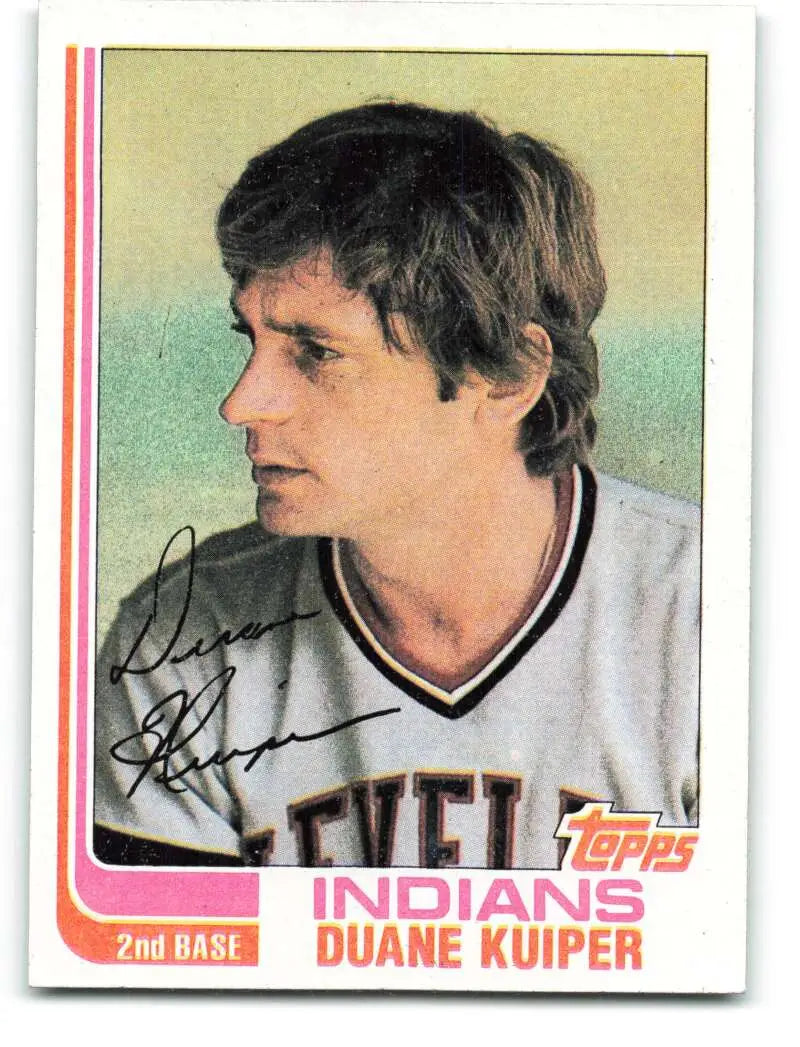 1982 Topps #233 Duane Kuiper EX Excellent Cleveland Indians Baseball Card - Baseball Card Single