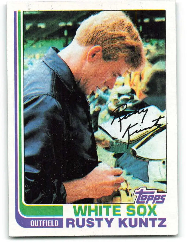 1982 Topps #237 Rusty Kuntz EX Excellent Chicago White Sox Baseball Card - Baseball Card Single
