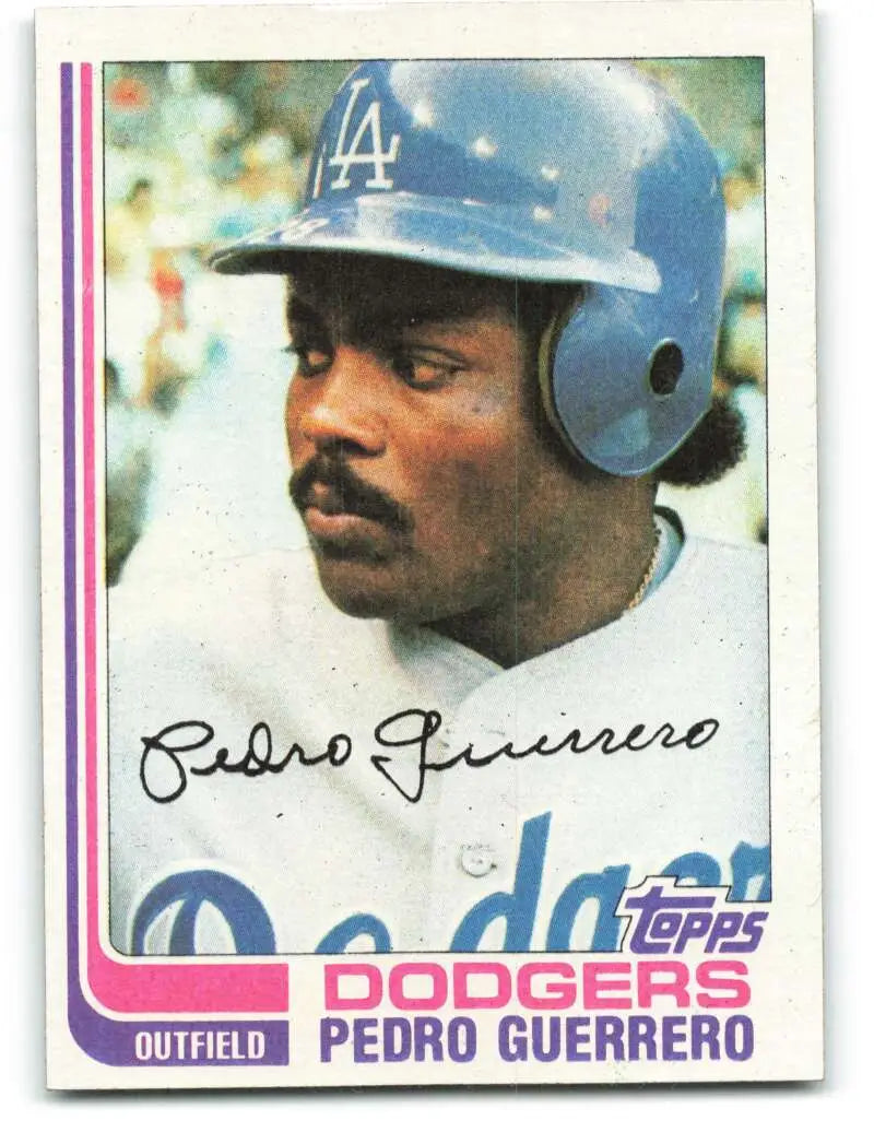 1982 Topps #247 Pedro Guerrero EX Excellent Los Angeles Dodgers Baseball Card - Baseball Card Single