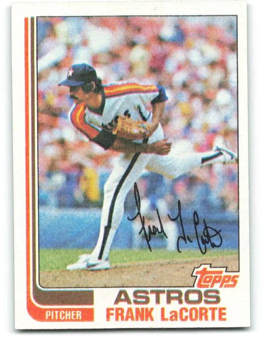 1982 Topps #248 Frank LaCorte EX Excellent Houston Astros Baseball Card - Baseball Card Single