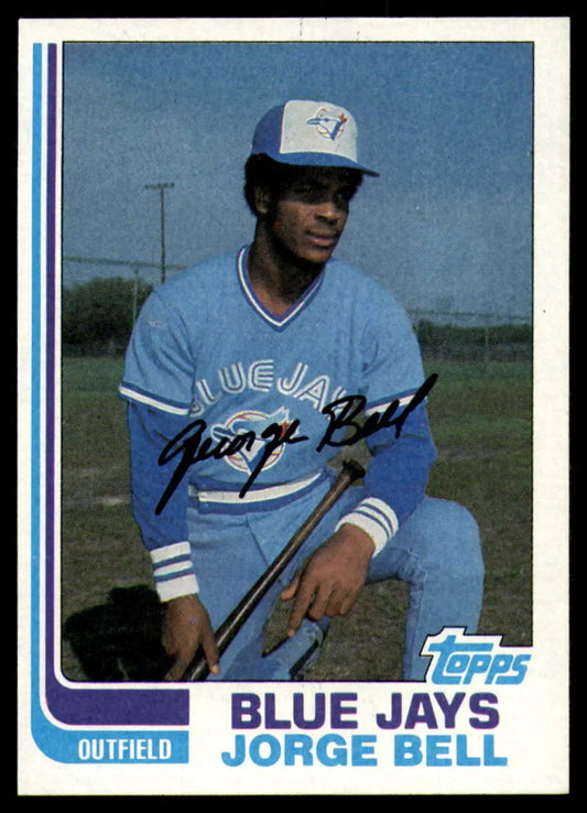 1982 Topps #254 Jorge Bell EX Excellent RC Rookie Toronto Blue Jays Baseball Card - Baseball Card Single