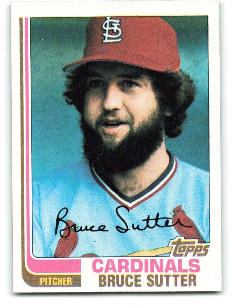 1982 Topps #260 Bruce Sutter EX Excellent St. Louis Cardinals Baseball Card - Baseball Card Single