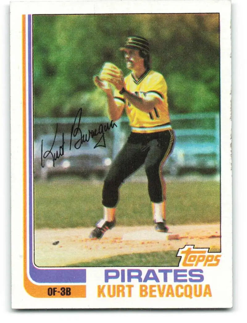 1982 Topps #267 Kurt Bevacqua EX Excellent Pittsburgh Pirates Baseball Card - Baseball Card Single