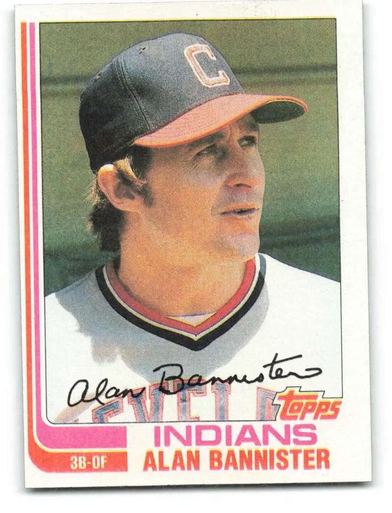 1982 Topps #287 Alan Bannister EX Excellent Cleveland Indians Baseball Card - Baseball Card Single