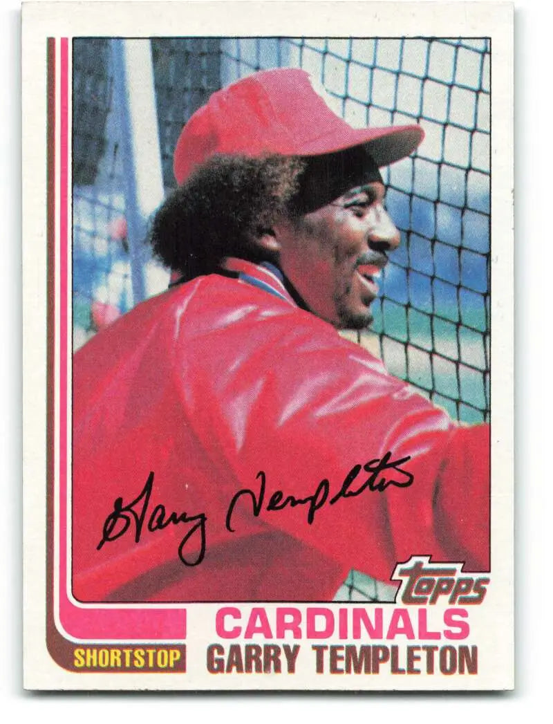1982 Topps #288 Garry Templeton EX Excellent St. Louis Cardinals Baseball Card - Baseball Card Single