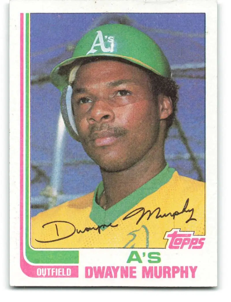 1982 Topps #29 Dwayne Murphy EX Excellent Oakland Athletics Baseball Card - Baseball Card Single