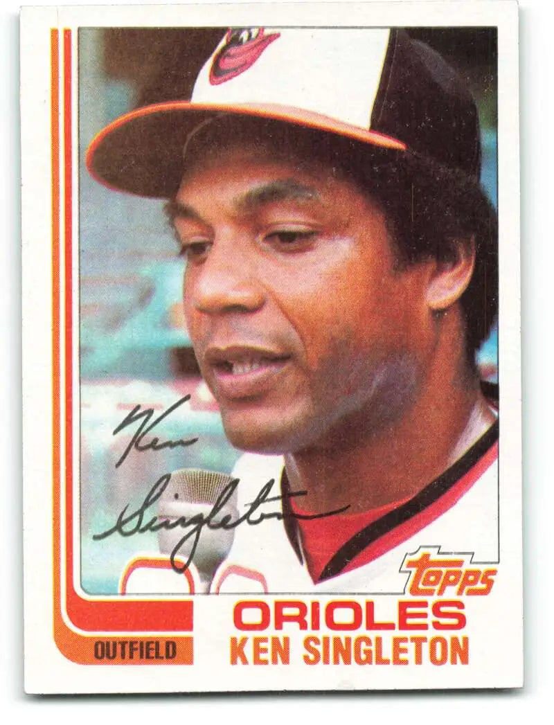 1982 Topps #290 Ken Singleton EX Excellent Baltimore Orioles Baseball Card