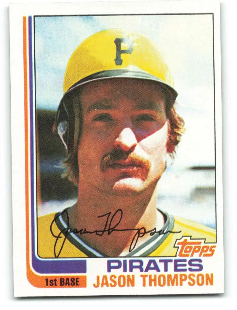 1982 Topps #295 Jason Thompson EX Excellent Pittsburgh Pirates Baseball Card - Baseball Card Single