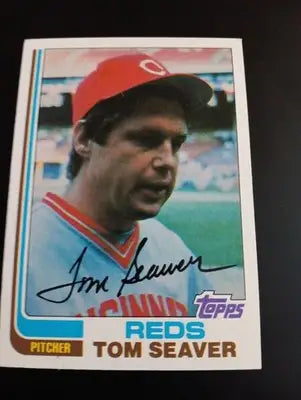 1982 Topps #30 Tom Seaver Cincinnati Reds. HOF. EX-NRMT - Baseball Card Single