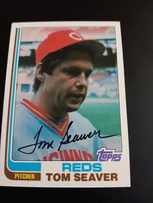 1982 Topps #30 Tom Seaver Cincinnati Reds. HOF. EX-NRMT - Baseball Card Single