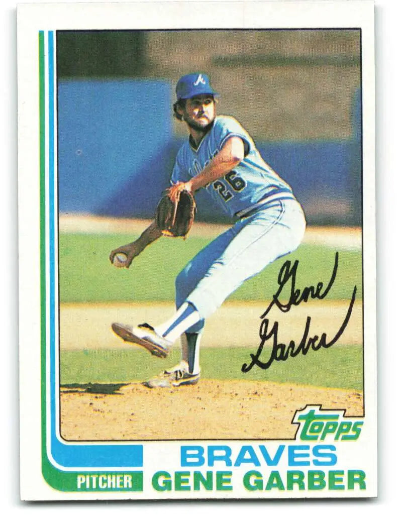 1982 Topps #32 Gene Garber EX Excellent Atlanta Braves Baseball Card - Baseball Card Single