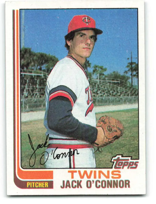 1982 Topps #353 Jack O’Connor EX Excellent RC Rookie Minnesota Twins Baseball Card - Baseball Card Single