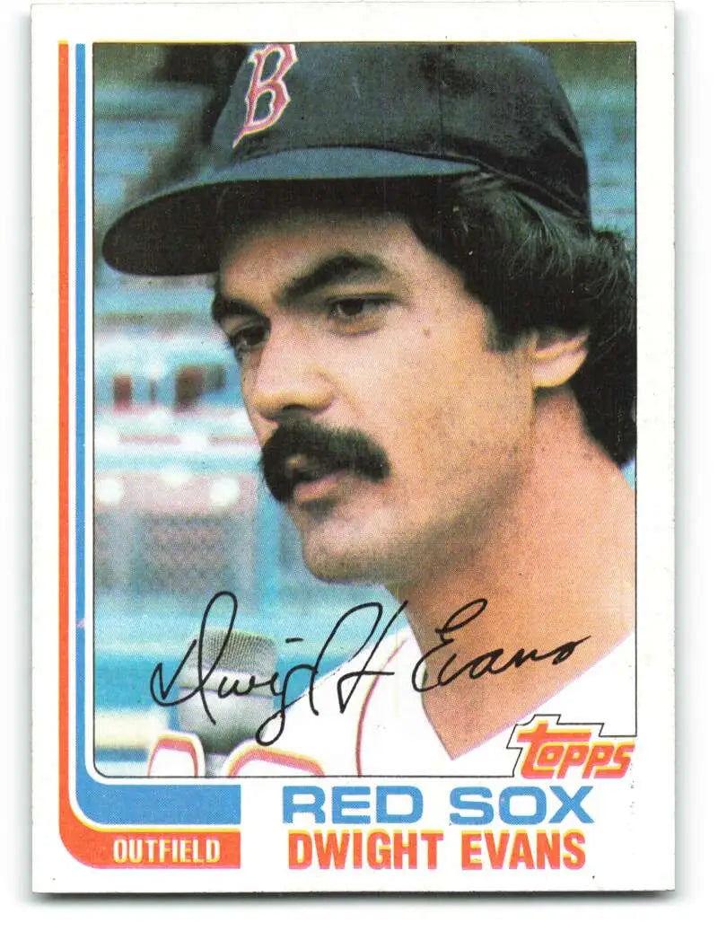 1982 Topps #355 Dwight Evans EX Excellent Boston Red Sox Baseball Card - Baseball Card Single